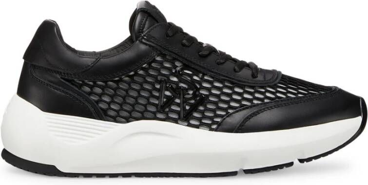 Stuart Weitzman Moderne Mesh Sneaker Black Dames