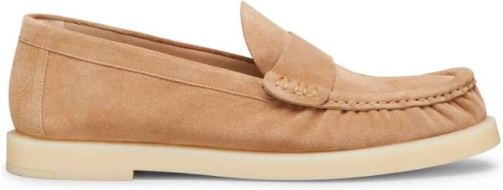 Stuart Weitzman Moderne Penny Loafer Beige Dames