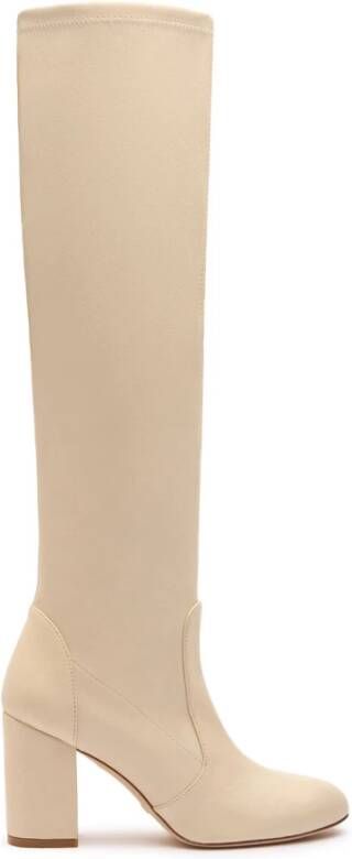 Stuart Weitzman Moderne Slouch Laars Beige Dames