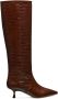 Stuart Weitzman Naomi 50 Laars Brown Dames - Thumbnail 1