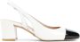 Stuart Weitzman Nude Blokhak Slingback Sandalen Beige Dames - Thumbnail 2