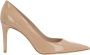 Stuart Weitzman Nude Lakleren Stiletto Hakken Beige Dames - Thumbnail 1