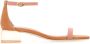 Stuart Weitzman Perzik Suede Lucite NudistCurve Sandalen Orange Dames - Thumbnail 1