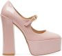 Stuart Weitzman Skyhigh 145 Mary Jane Platform Pump Roze Dames - Thumbnail 5