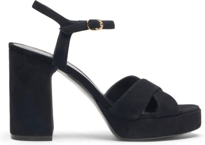 Stuart Weitzman Platform Sandaal voor elke gelegenheid Black Dames