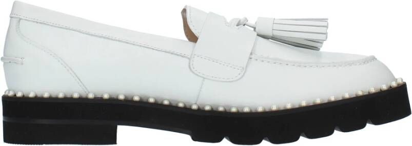 Stuart Weitzman Platte schoenen Wit White Dames