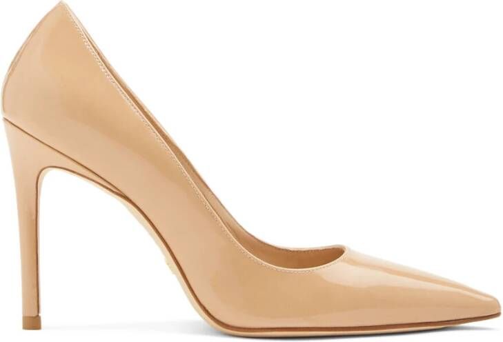 Stuart Weitzman Elegante Beige Hoge Hakken Pumps Beige Dames