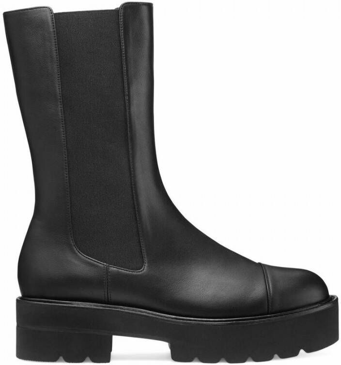 Stuart Weitzman Zwarte Ultralift Enkellaars Black Dames