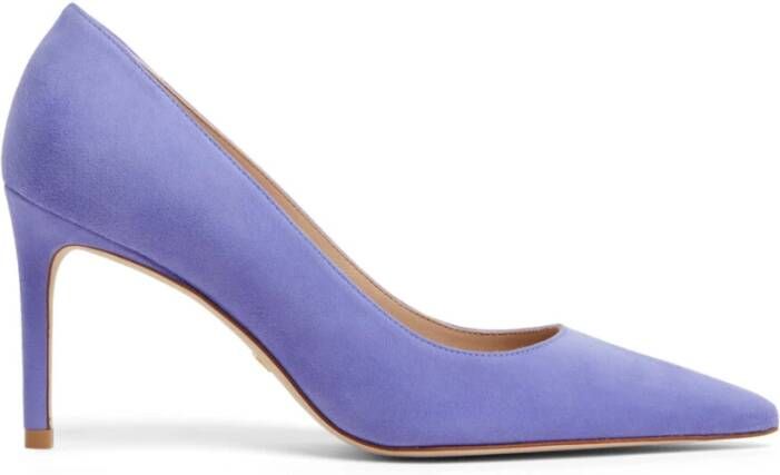 Stuart Weitzman Stijlvolle Suède Pump Blue Dames