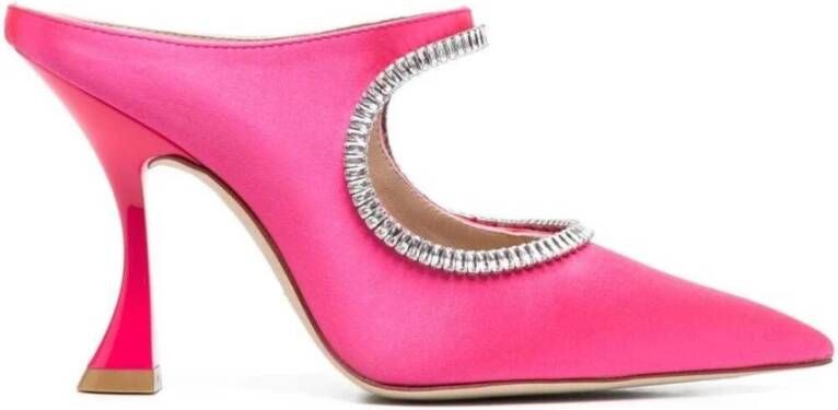 Stuart Weitzman Kristal Muiltjes Pink Dames