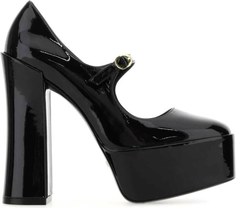 Stuart Weitzman Skyhigh 145 Mary Jane Platform Pump Zwart Dames