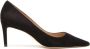 Stuart Weitzman Luxe suède pump met puntige neus Black Dames - Thumbnail 1