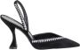 Stuart Weitzman Zwarte suède pumps met edelstenen Black Dames - Thumbnail 1