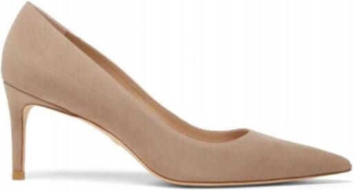 Stuart Weitzman Puntige Stiletto Hakken Collectie Spanje Beige Dames