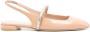 Stuart Weitzman Roze Ballerina Flats Kristaldecoratie Pink Dames - Thumbnail 1