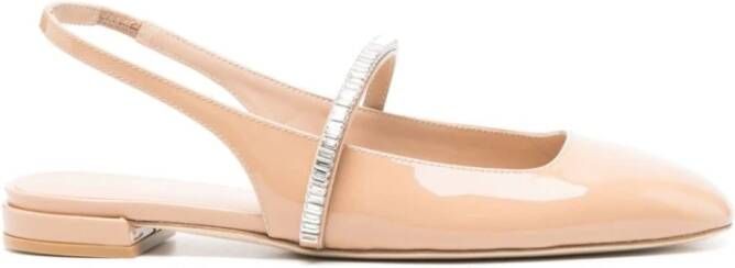 Stuart Weitzman Roze Ballerina Schoenen voor Vrouwen Pink Dames