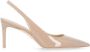 Stuart Weitzman Roze Leren Slingback Stiletto Hak Pink Dames - Thumbnail 1