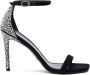 Stuart Weitzman Sandaal met Kristalversiering Black Dames - Thumbnail 1