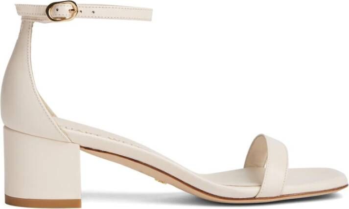 Stuart Weitzman Simplecurve 50 Sandal Beige Dames