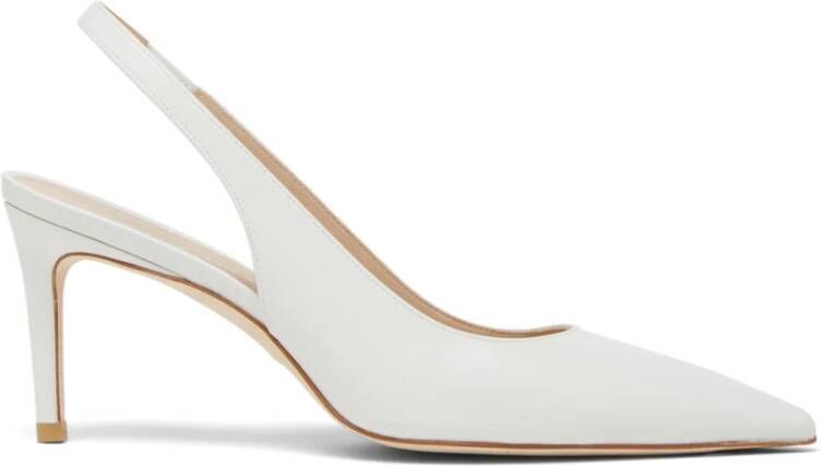 Stuart Weitzman Slingback Pump White Dames