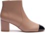 Stuart Weitzman Stijlvolle Enkellaars met Amandelvormige Neus Brown Dames - Thumbnail 1