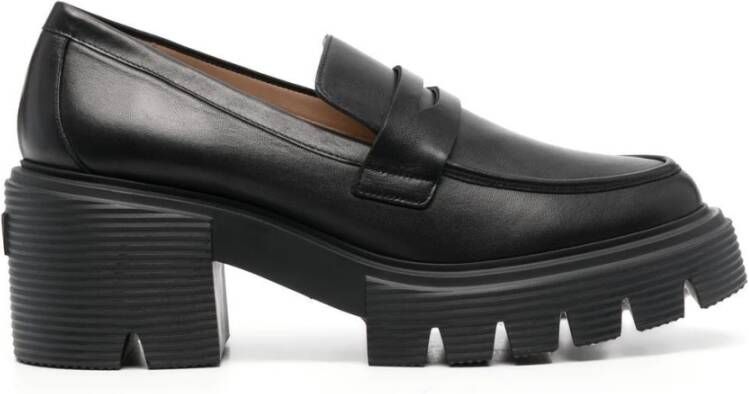 Stuart Weitzman Stijlvolle Loafer Haklaarzen Black Dames