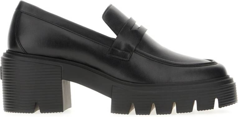 Stuart Weitzman Stijlvolle Loafers voor Vrouwen Black Dames