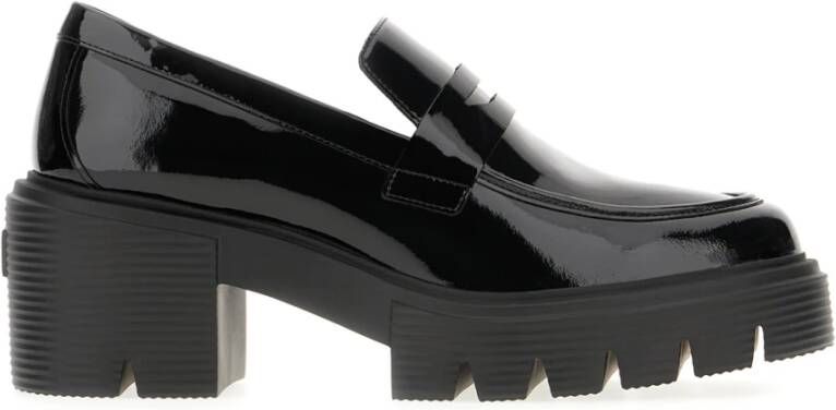 Stuart Weitzman Stijlvolle Loafers voor Vrouwen Black Dames