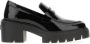 Stuart Weitzman Stijlvolle Loafers voor Vrouwen Black Dames - Thumbnail 1