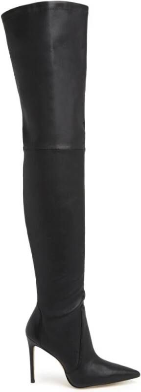 Stuart Weitzman Stijlvolle Over-Knee Stretch Boot Black Dames