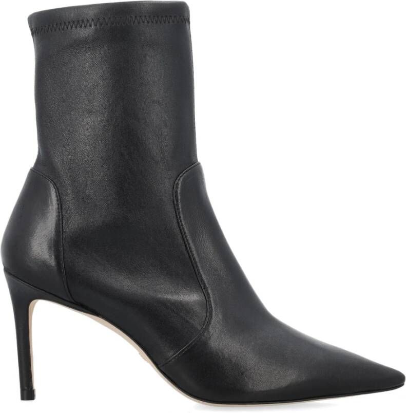 Stuart Weitzman Stijlvolle Stretch Bootie Black Dames