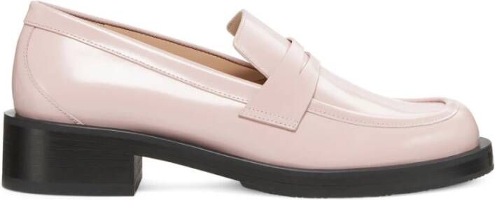 Stuart Weitzman Stoere Loafer voor Heren Beige Dames