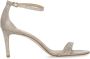 Stuart Weitzman Strass Enkelband Leren Sandalen Gray Dames - Thumbnail 1