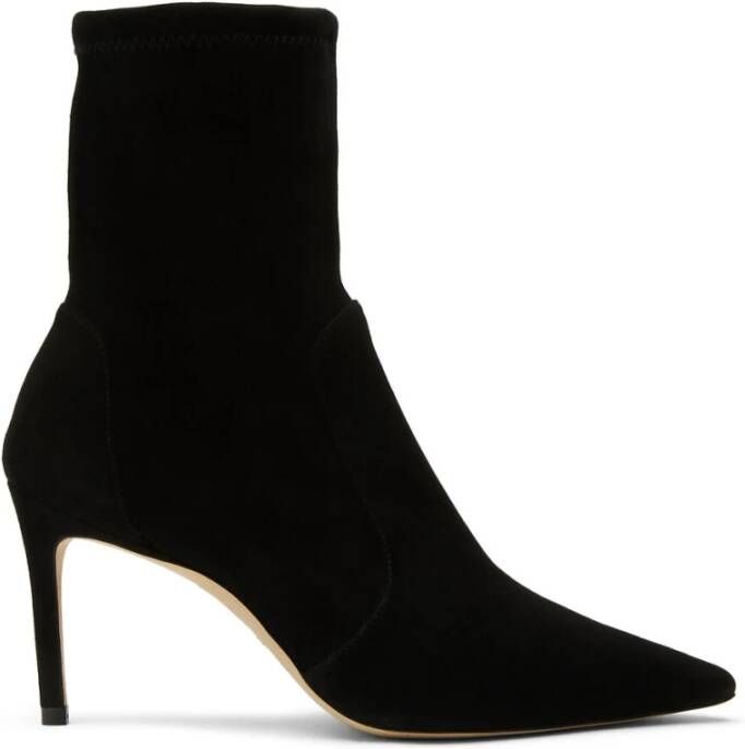 Stuart Weitzman 85 Stretch Bootie De Perfecte Toevoeging aan Jouw Schoenencollectie Black Dames