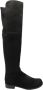 Stuart Weitzman Suede boots Black Dames - Thumbnail 1