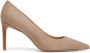 Stuart Weitzman Suède Puntige Pump Beige Dames - Thumbnail 1