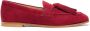 Stuart Weitzman Tassel Loafer met Houten Zool Red Dames - Thumbnail 1