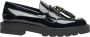 Stuart Weitzman Tassel Loafer met verhoogde zool Black Dames - Thumbnail 1