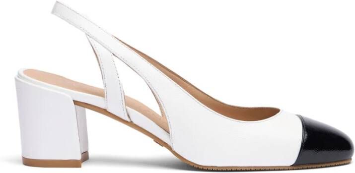 Stuart Weitzman Tijdloze Slingback Pump White Dames