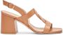 Stuart Weitzman Twisted Strap Sandal Brown Dames - Thumbnail 1