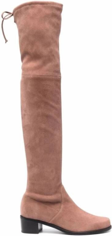 Stuart Weitzman Überknee -Laarzen Trendy Midland Over-de-knie Laarzen Beige Dames