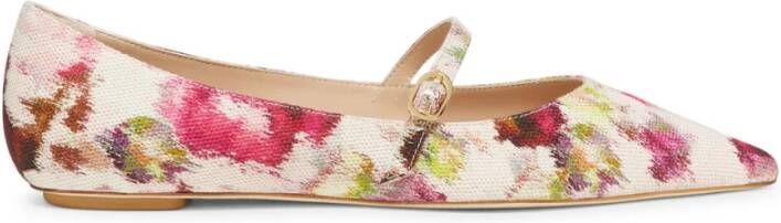 Stuart Weitzman Verstelbare Mary Jane Platte Schoen Multicolor Dames