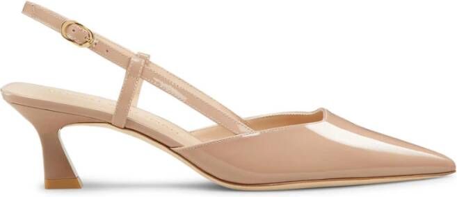 Stuart Weitzman Vinnie 50 Slingback Beige Dames