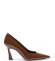 Stuart Weitzman Vinnie 85 Pomp Brown Dames - Thumbnail 1