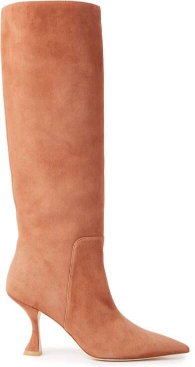 Stuart Weitzman Xcurve 85 Slouch Boots Bruin Dames