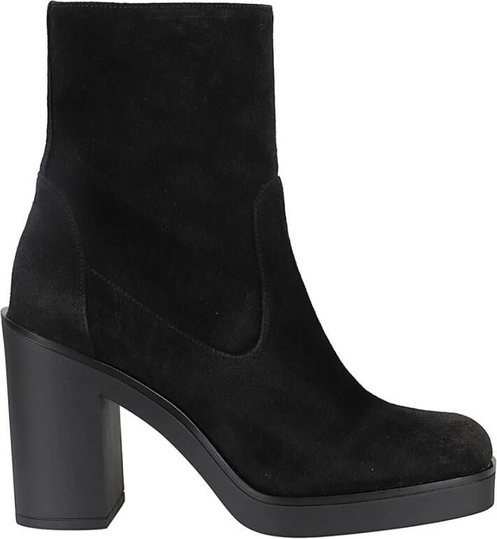 Stuart Weitzman Zip Bootie voor vrouwen Black Dames