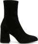 Stuart Weitzman Zwarte Enkellaarzen voor Vrouwen Aw23 Black Dames - Thumbnail 1