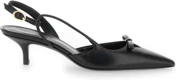 Stuart Weitzman Zwarte Hak Slingback Tully 50 Black Dames