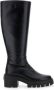 Stuart Weitzman Zwarte Leren Laarzen Ronde Neus Rits Black Dames - Thumbnail 7