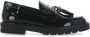 Stuart Weitzman Zwarte Leren Loafers met Kwastdetail Black Dames - Thumbnail 1